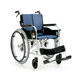 [장애인보장구휠체어] 미키코리아 알루미늄 휠체어 미라지 22D-P(통타이어)